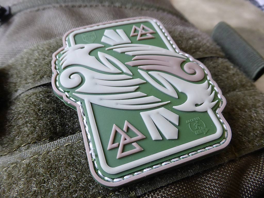 Odins RAVEN Patch, multicam / 3D Rubber Patch - Patch Snatched