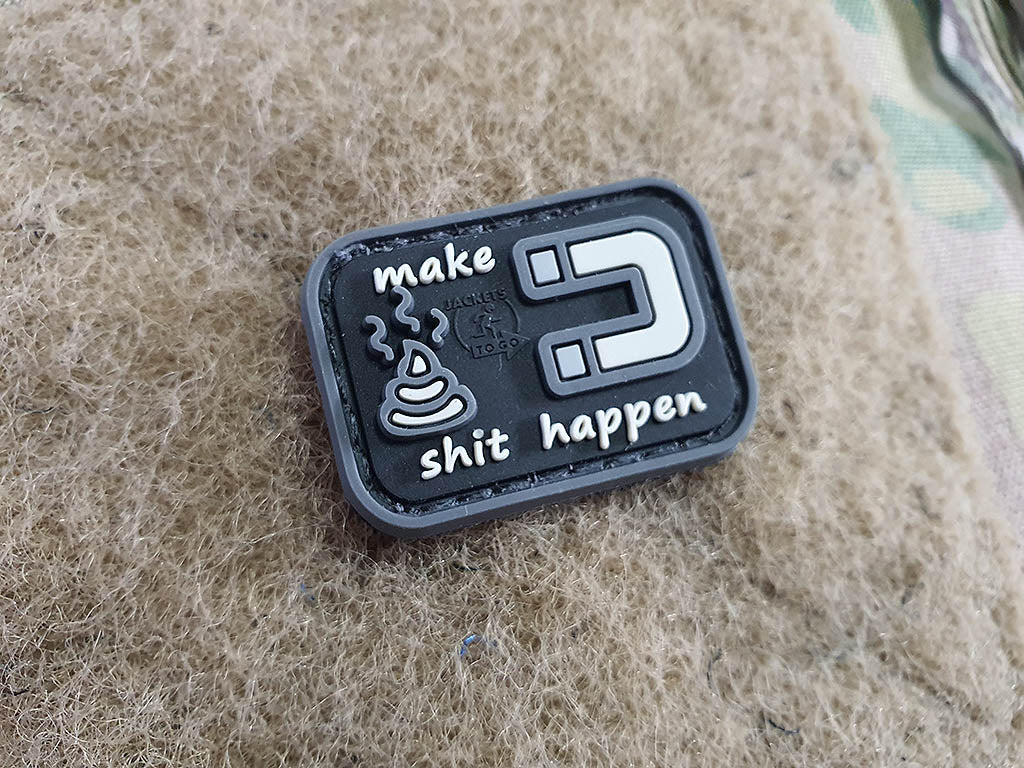 micro ShitMagnet Patch, swat, 3D Rubber Patch - Patch Snatched