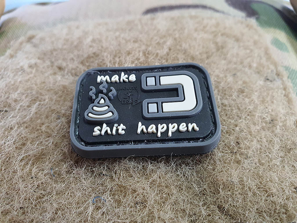 micro ShitMagnet Patch, swat, 3D Rubber Patch - Patch Snatched