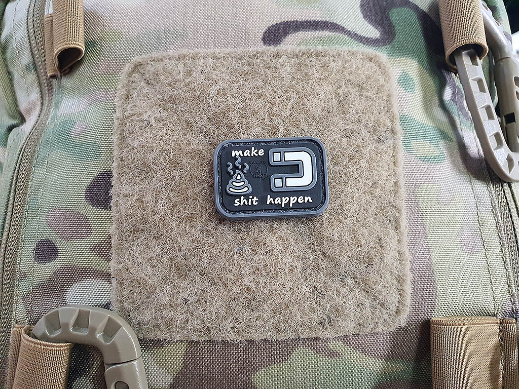 micro ShitMagnet Patch, swat, 3D Rubber Patch - Patch Snatched