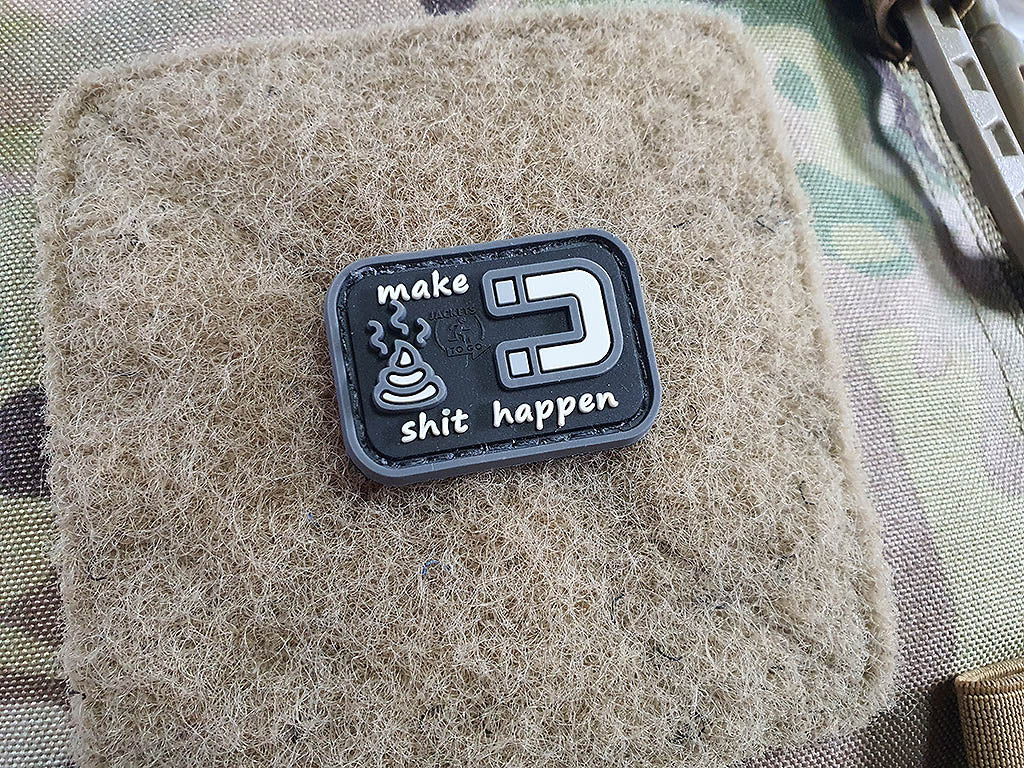 micro ShitMagnet Patch, swat, 3D Rubber Patch - Patch Snatched