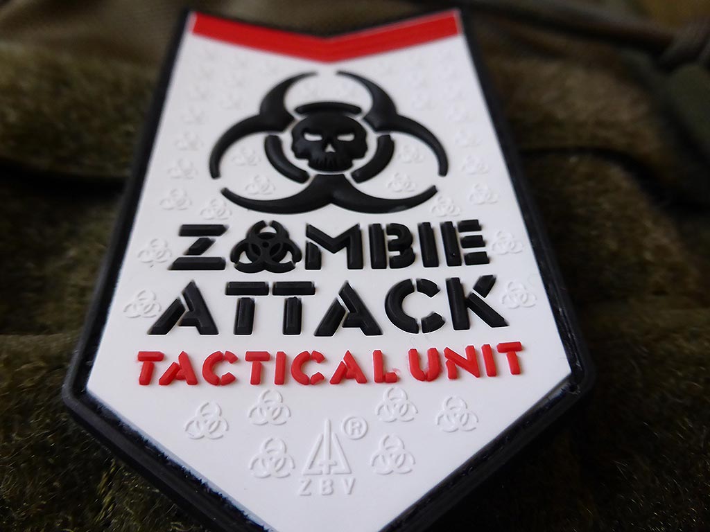 Zombie Attack Patch, snow / 3D Rubber patch - Patch Snatched