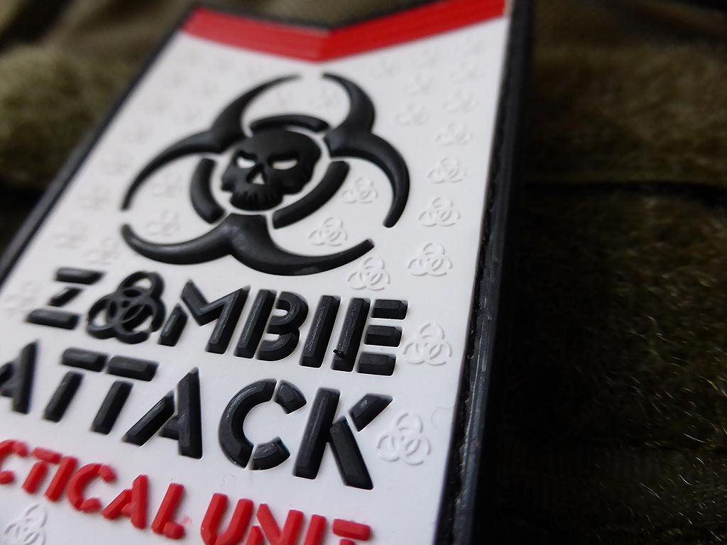 Zombie Attack Patch, snow / 3D Rubber patch - Patch Snatched