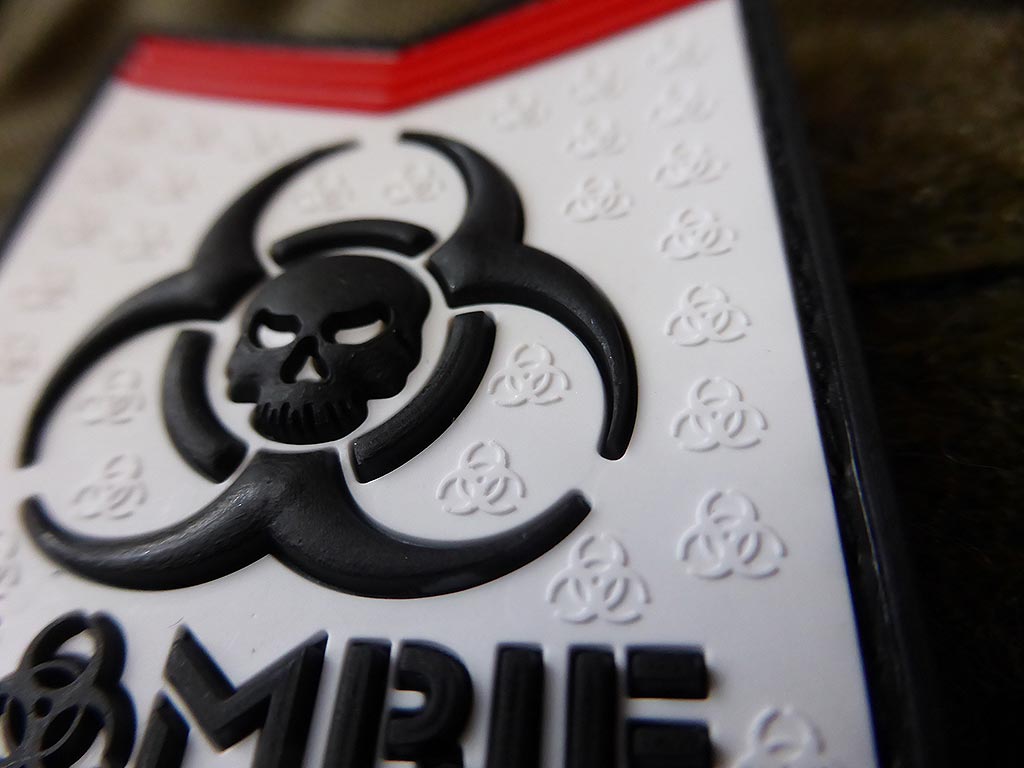 Zombie Attack Patch, snow / 3D Rubber patch - Patch Snatched