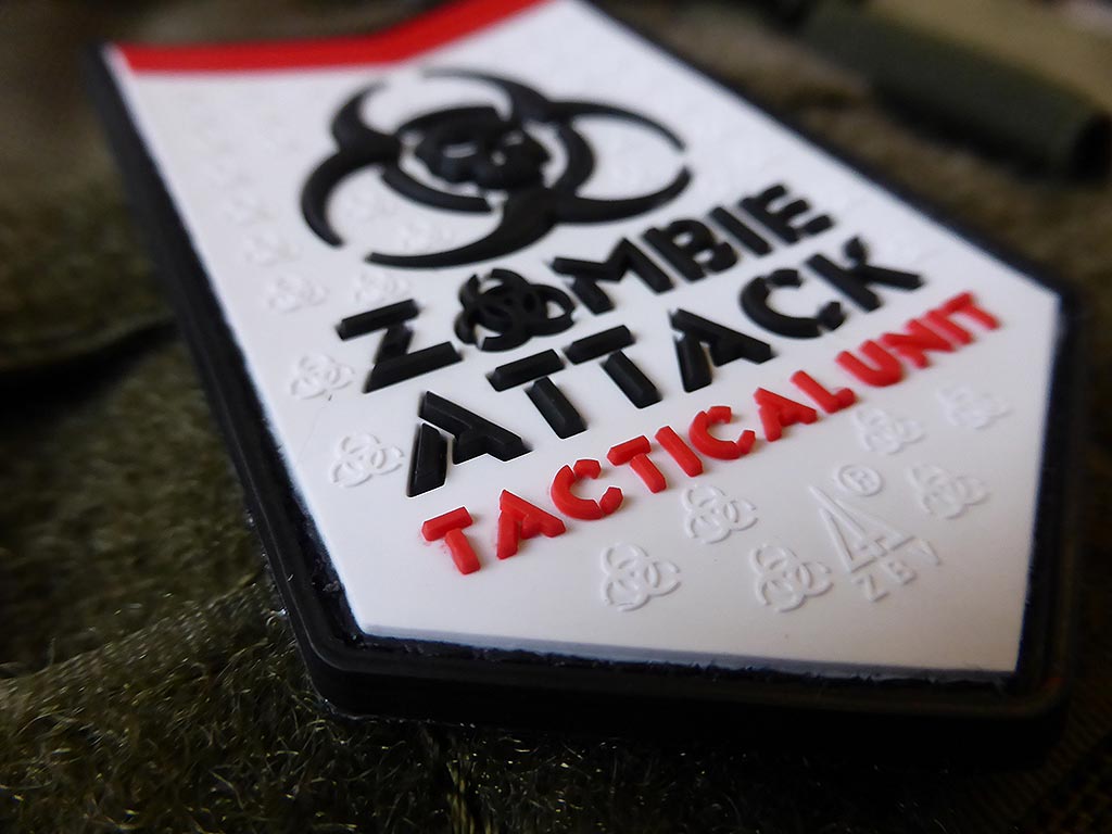 Zombie Attack Patch, snow / 3D Rubber patch - Patch Snatched