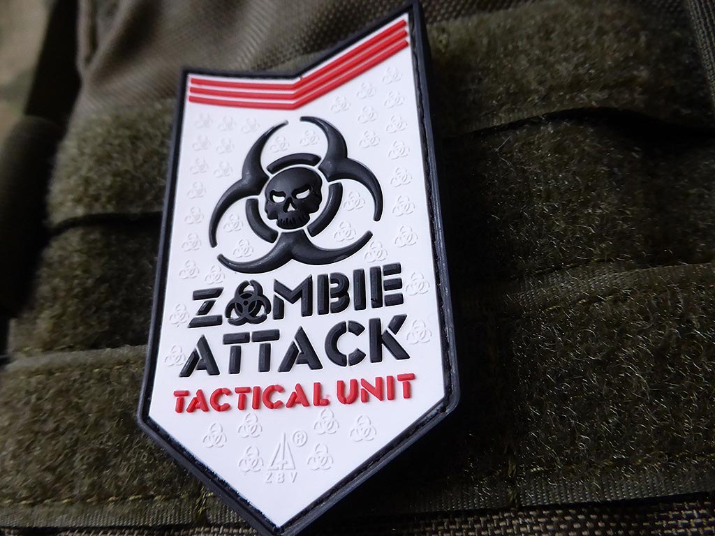 Zombie Attack Patch, snow / 3D Rubber patch - Patch Snatched