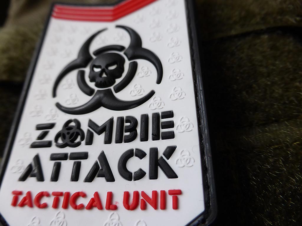 Zombie Attack Patch, snow / 3D Rubber patch - Patch Snatched