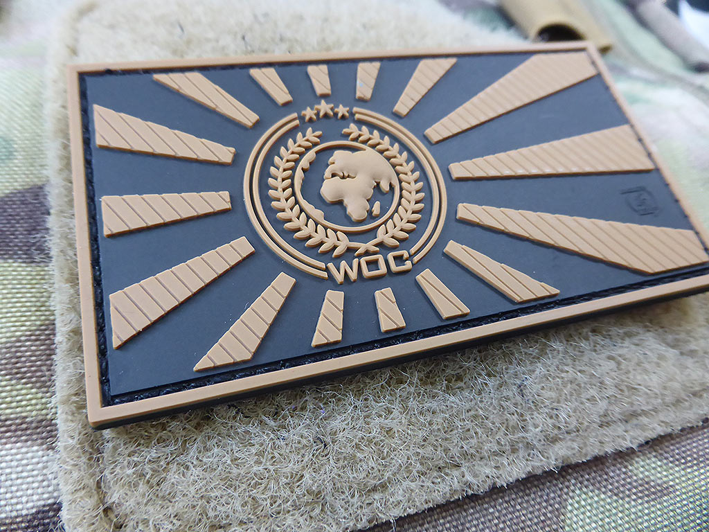 World Of Conflict Rising Sun Patch, coyote / 3D Rubber Patch - Patch Snatched