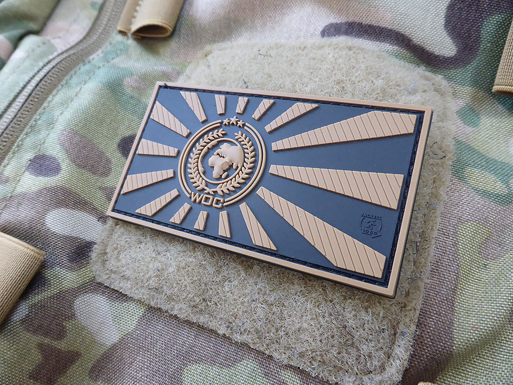 World Of Conflict Rising Sun Patch, coyote / 3D Rubber Patch - Patch Snatched