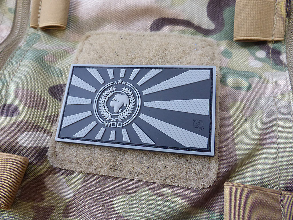 World Of Conflict Rising Sun Patch, steingrauolive / 3D Rubber Patch - Patch Snatched