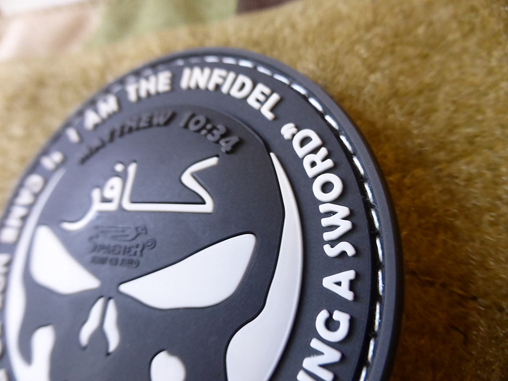THE INFIDEL PUNISHER Patch, swat / 3D Rubber Patch - Patch Snatched