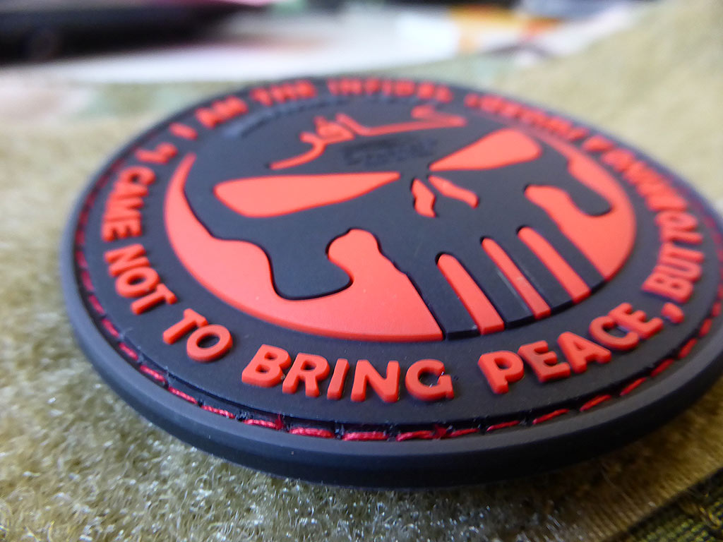 THE INFIDEL PUNISHER Patch, blackmedic / 3D Rubber Patch - Patch Snatched
