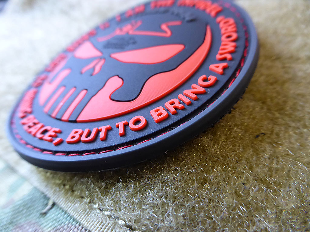 THE INFIDEL PUNISHER Patch, blackmedic / 3D Rubber Patch - Patch Snatched