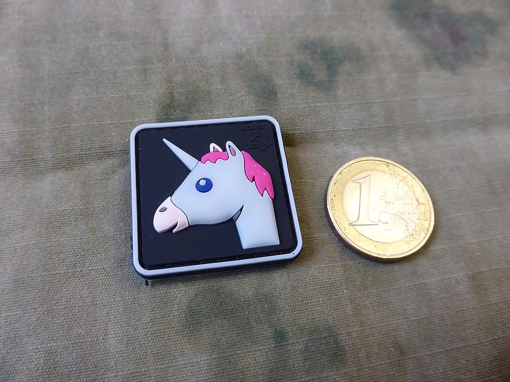 Einhorn Unicorn Patch, fullcolor / 3D Rubber Patch - Patch Snatched