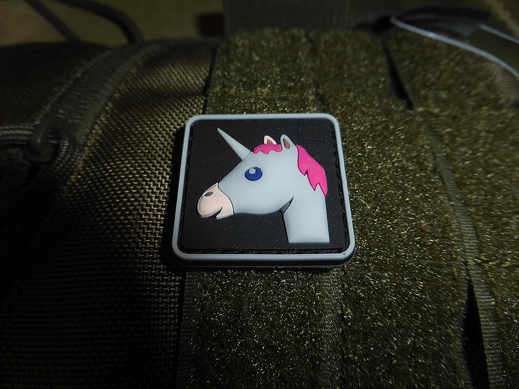 Einhorn Unicorn Patch, fullcolor / 3D Rubber Patch - Patch Snatched
