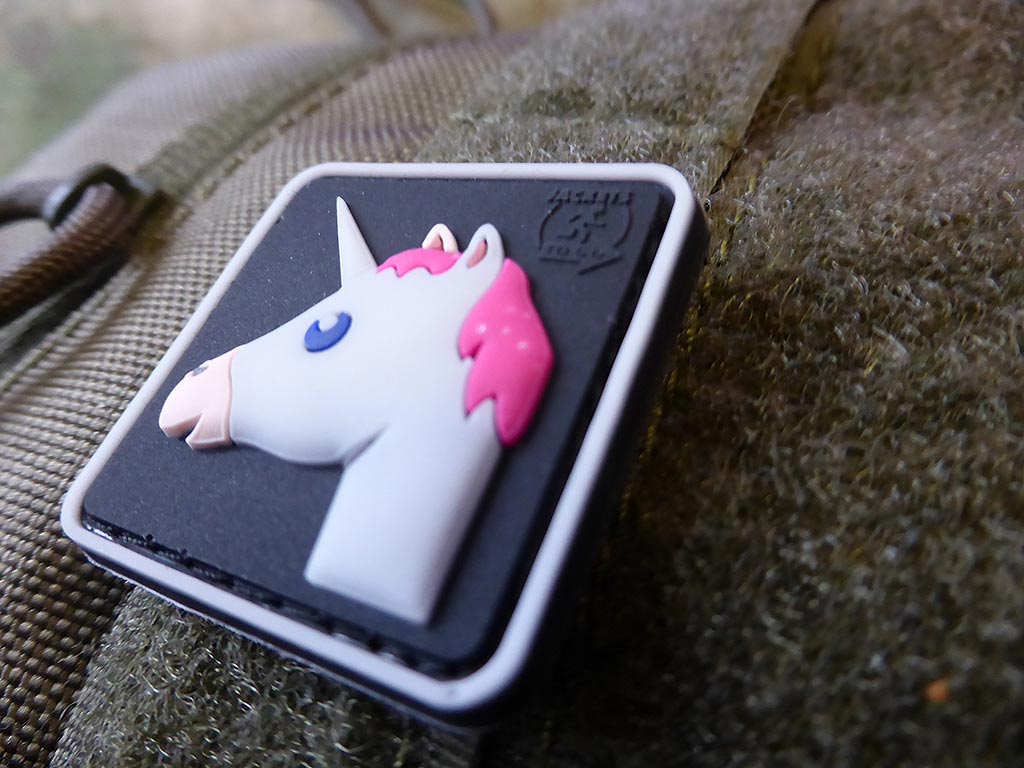 Einhorn Unicorn Patch, fullcolor / 3D Rubber Patch - Patch Snatched