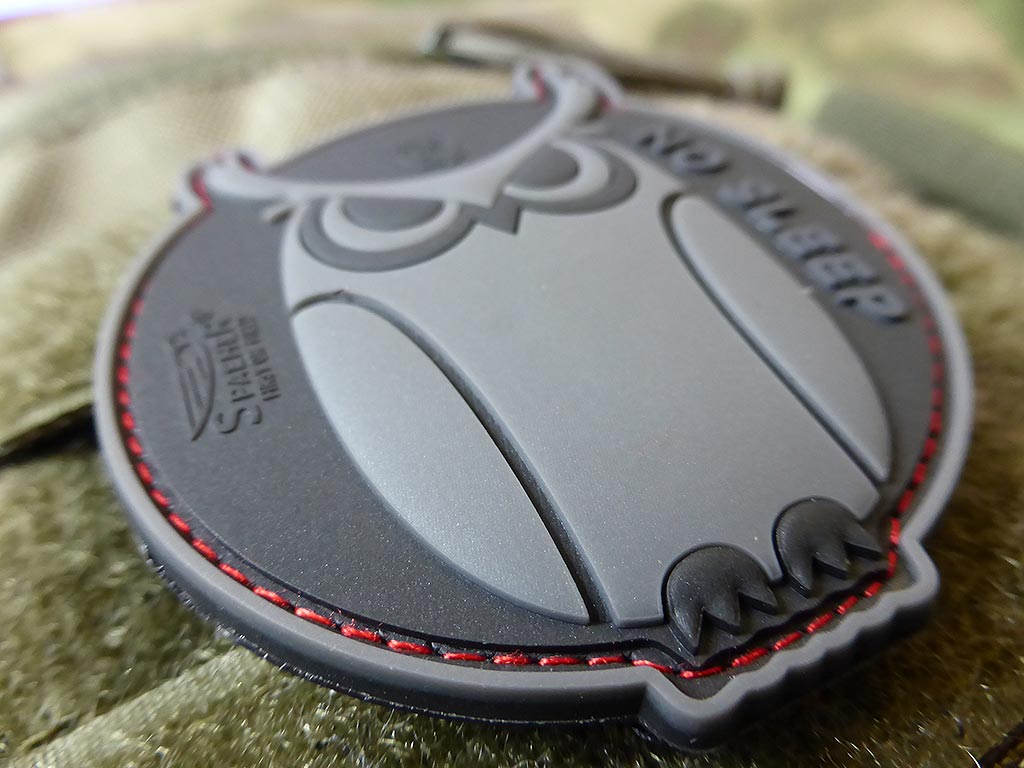 No Sleep - SpecialOps Eulen Patch, / 3D Rubber Patch - Patch Snatched