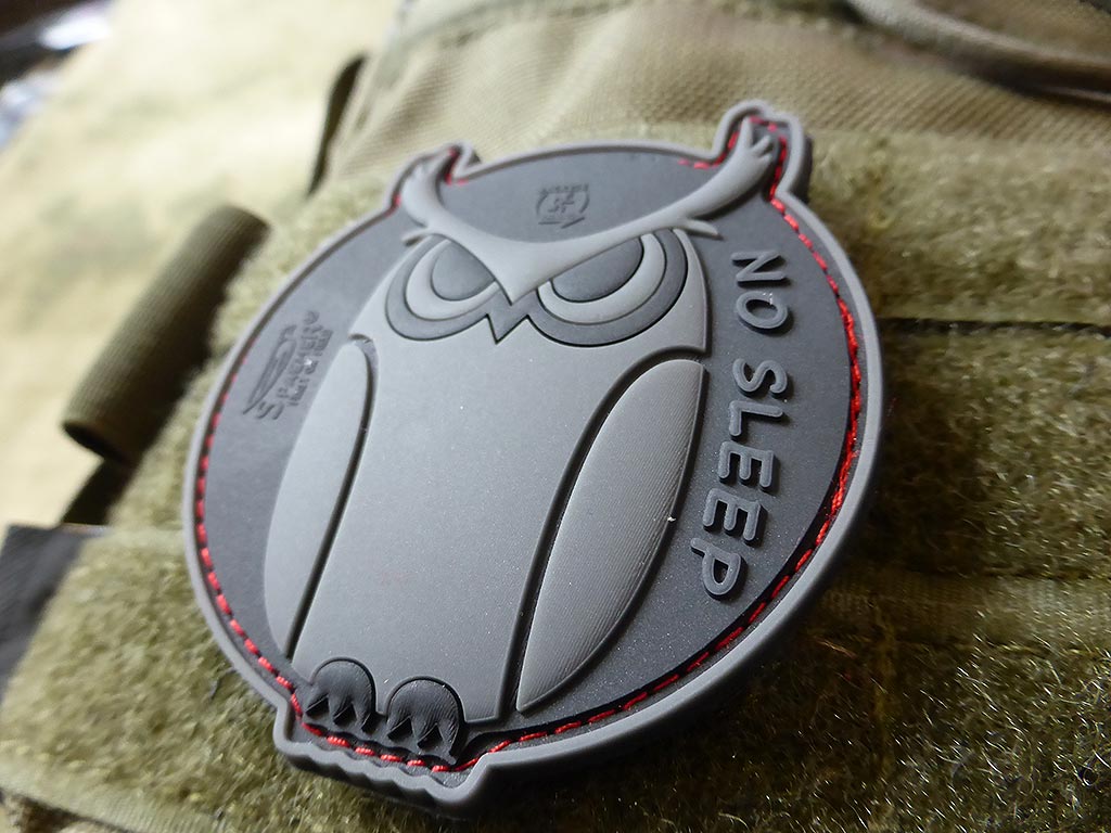 No Sleep - SpecialOps Eulen Patch, / 3D Rubber Patch - Patch Snatched