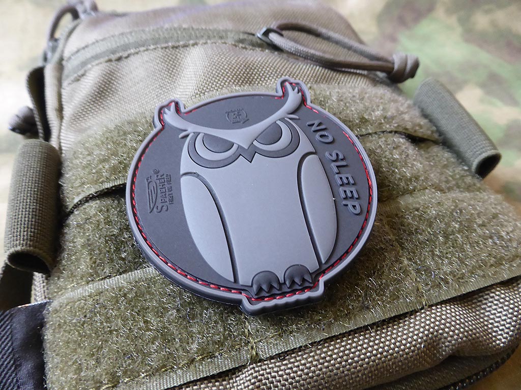 No Sleep - SpecialOps Eulen Patch, / 3D Rubber Patch - Patch Snatched
