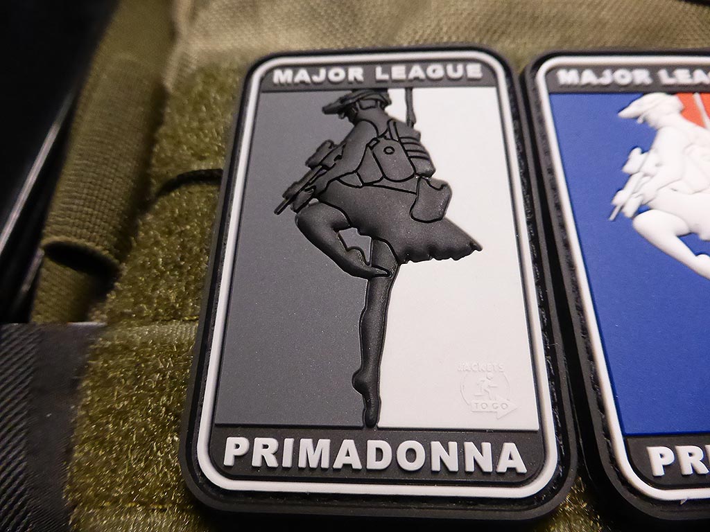 MAJOR LEAGUE PRIMADONNA Patch, swat / 3D Rubber Patch - Patch Snatched