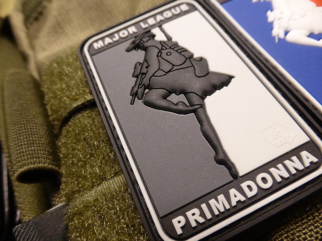 MAJOR LEAGUE PRIMADONNA Patch, swat / 3D Rubber Patch - Patch Snatched