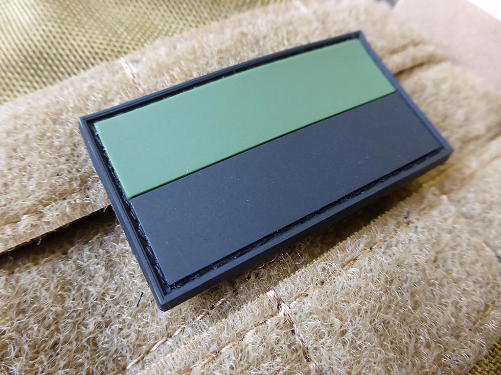 Polnische Flagge - Patch, Forest / 3D Rubber Patch - Patch Snatched