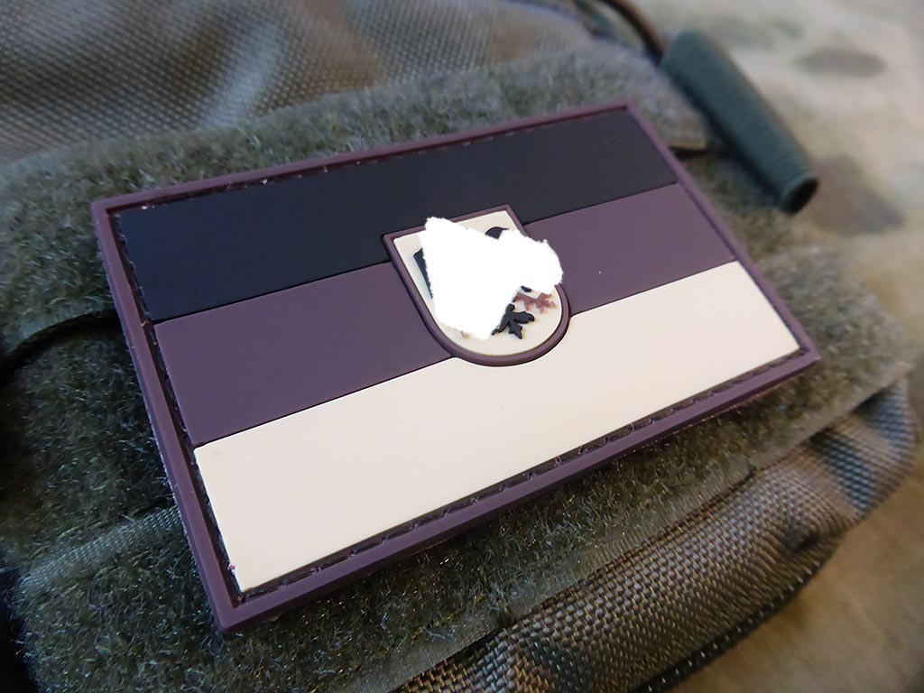 Deutschlandflagge - Patch mit Bundesadler, Desert / 3D Rubber Patch - Patch Snatched