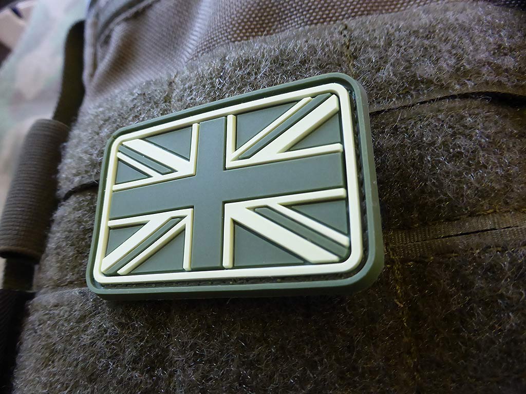 United Kingdom Flaggen Patch, Forest / 3D Rubber Patch - Patch Snatched