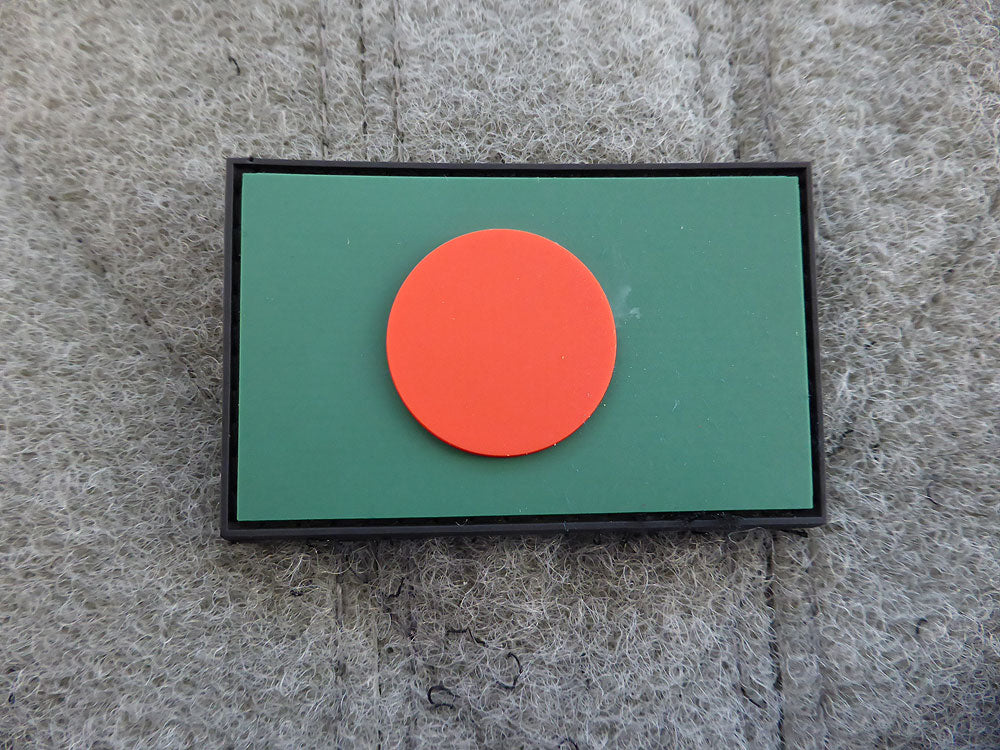 Bangladesch Flagge - Patch / 3D Rubber patch - Patch Snatched