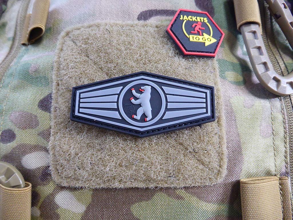 Tätigkeitsabzeichen Berlin Patch, blackops / 3D Rubber patch - Patch Snatched