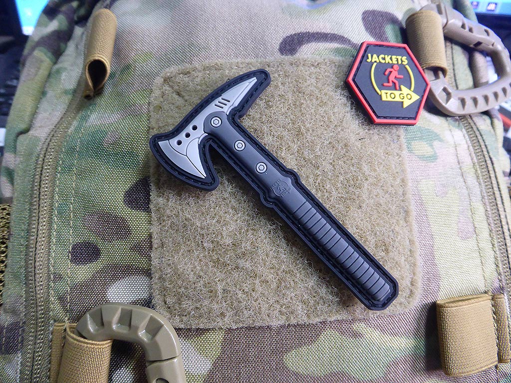 Tactical Tomahawk Patch, fullcolor / 3D Rubber Patch - Patch Snatched