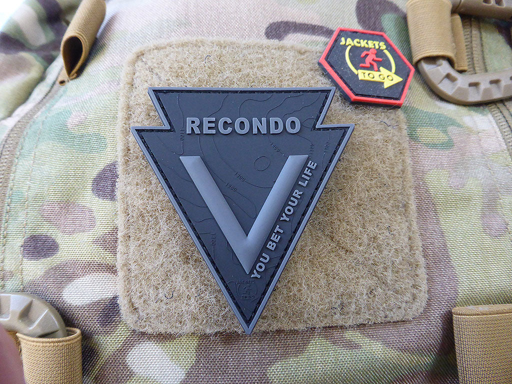 RECONDO, YOU BET YOUR LIFE Patch, blackops / 3D Rubber Patch - Patch Snatched