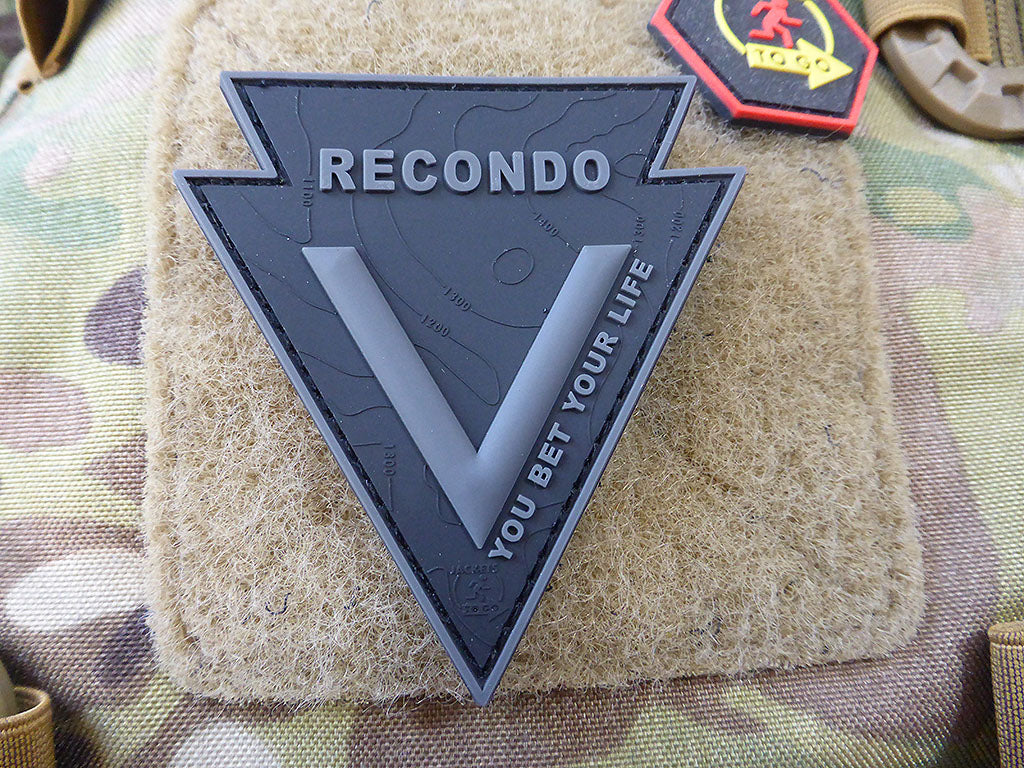 RECONDO, YOU BET YOUR LIFE Patch, blackops / 3D Rubber Patch - Patch Snatched