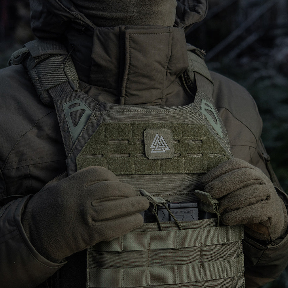 Valknut Lasercut Patch, ranger-green, Cordura Lasercut - Patch Snatched