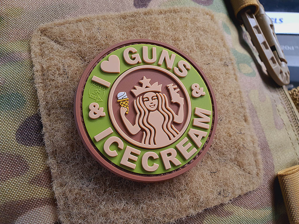 Guns and Icecream Patch, Multicam, 3D Rubber Patch - Patch Snatched