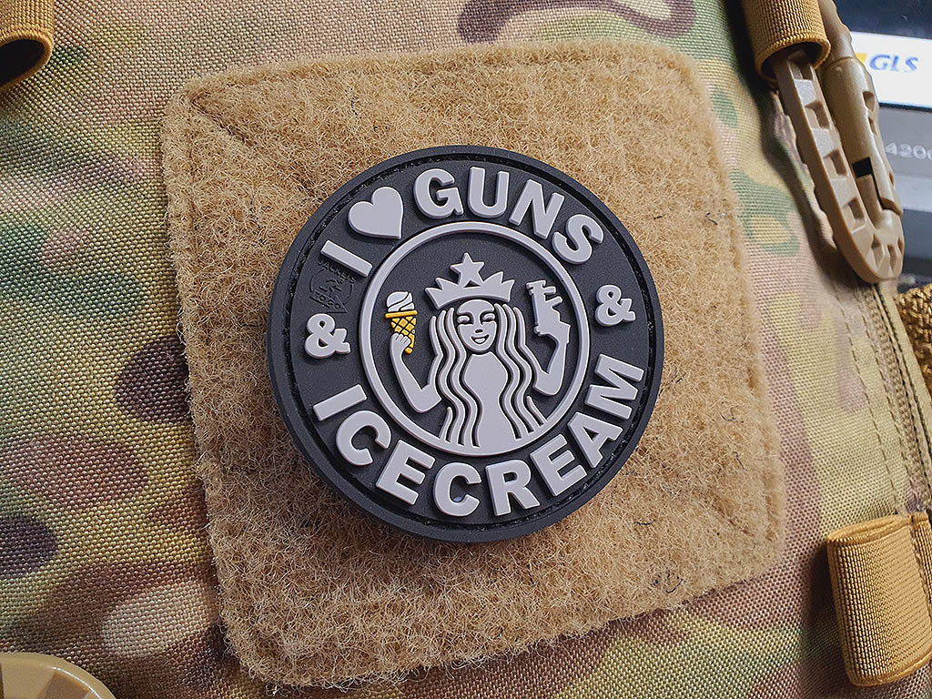 Guns and Icecream Patch, Swat, 3D Rubber Patch - Patch Snatched