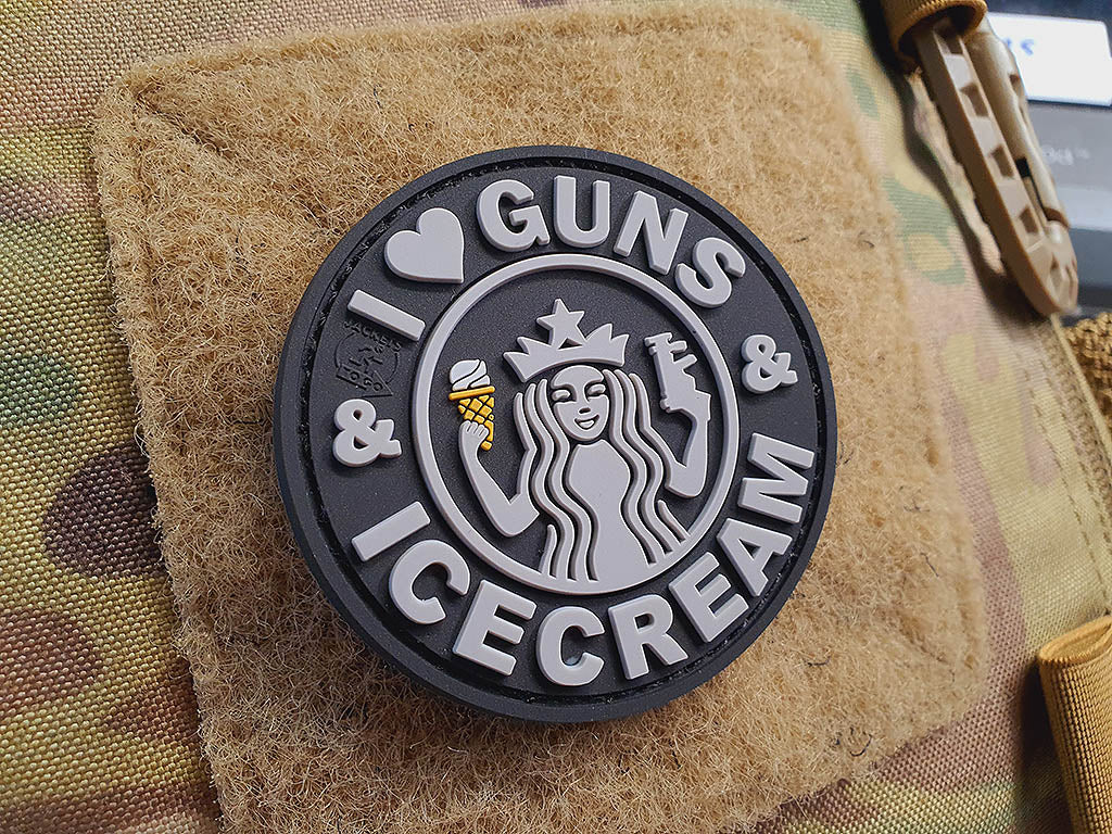 Guns and Icecream Patch, Swat, 3D Rubber Patch - Patch Snatched