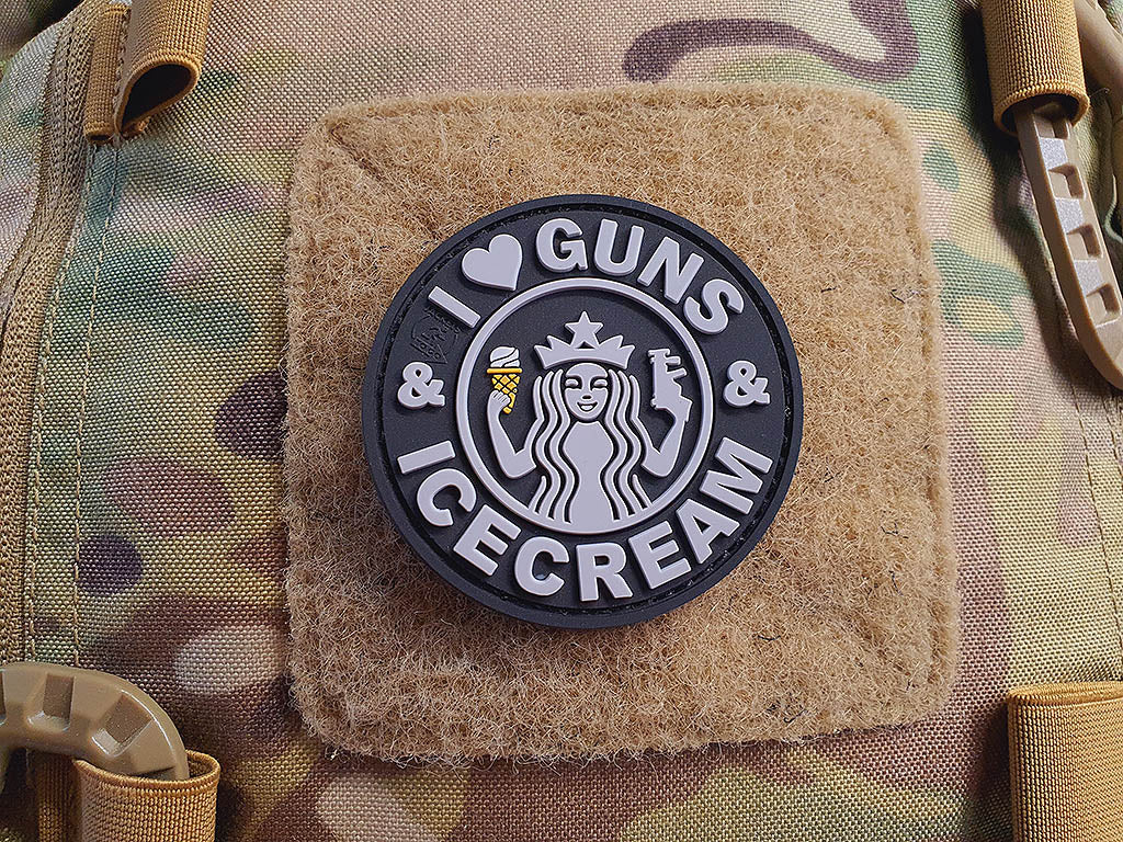 Guns and Icecream Patch, Swat, 3D Rubber Patch - Patch Snatched