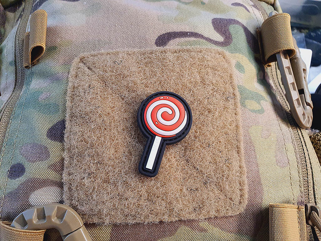 Lollipop micro Patch, fullcolor, 3D Rubber Patch - Patch Snatched