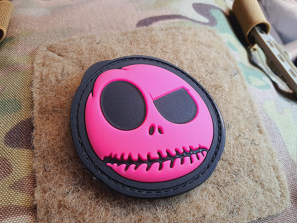 Big Nightmare Smile, Patch, pink gid (glow in the dark) / 3D Rubber Patch