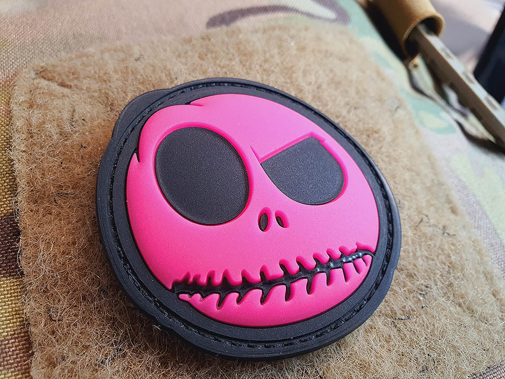 Big Nightmare Smile, Patch, pink gid (glow in the dark) / 3D Rubber Patch