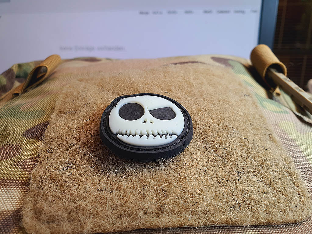 Nightmare Smile, Patch small, gid (glow in the dark), 3D Rubber Patch