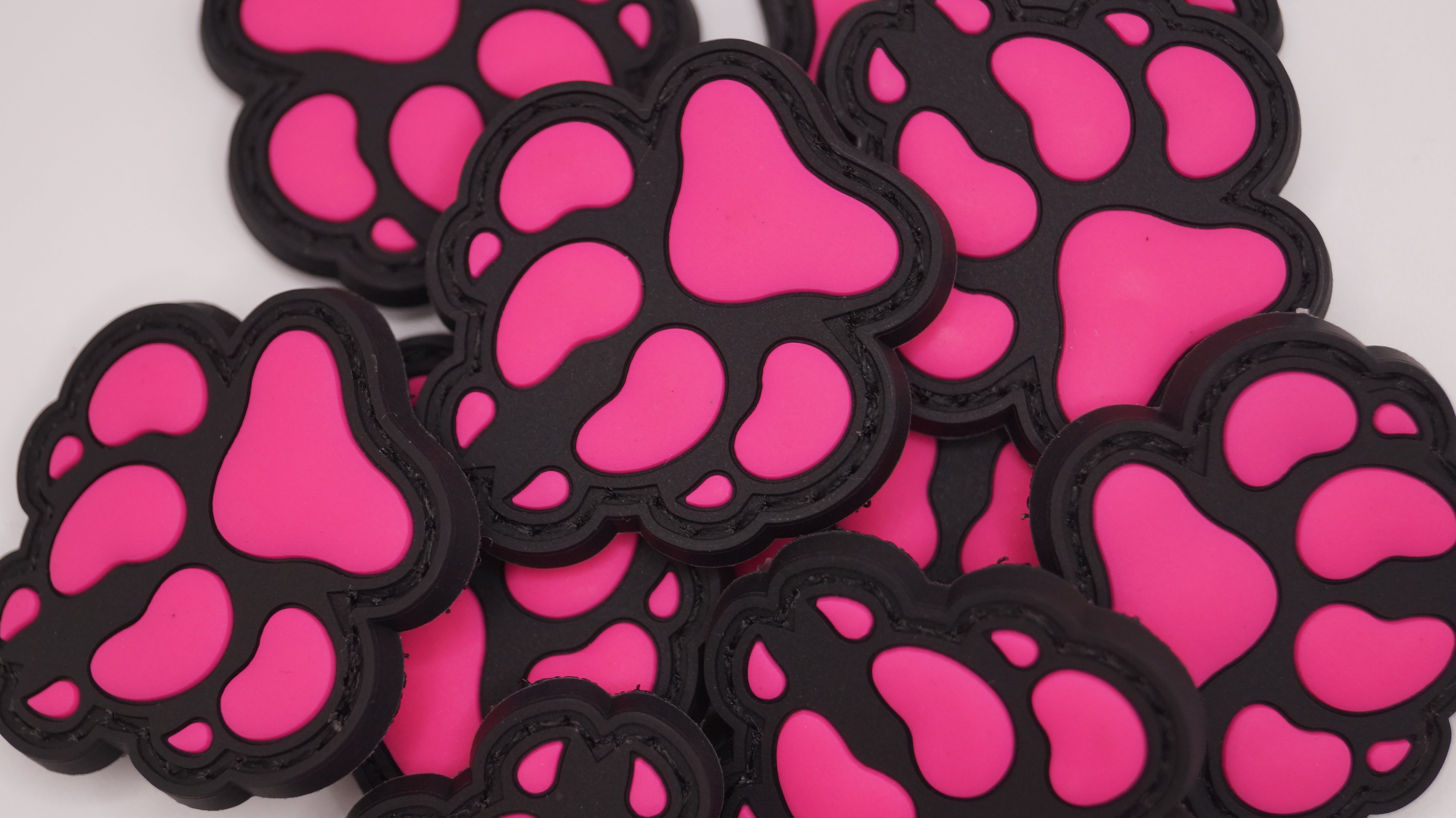 DogPaw 3D Rubberpatch Rosa