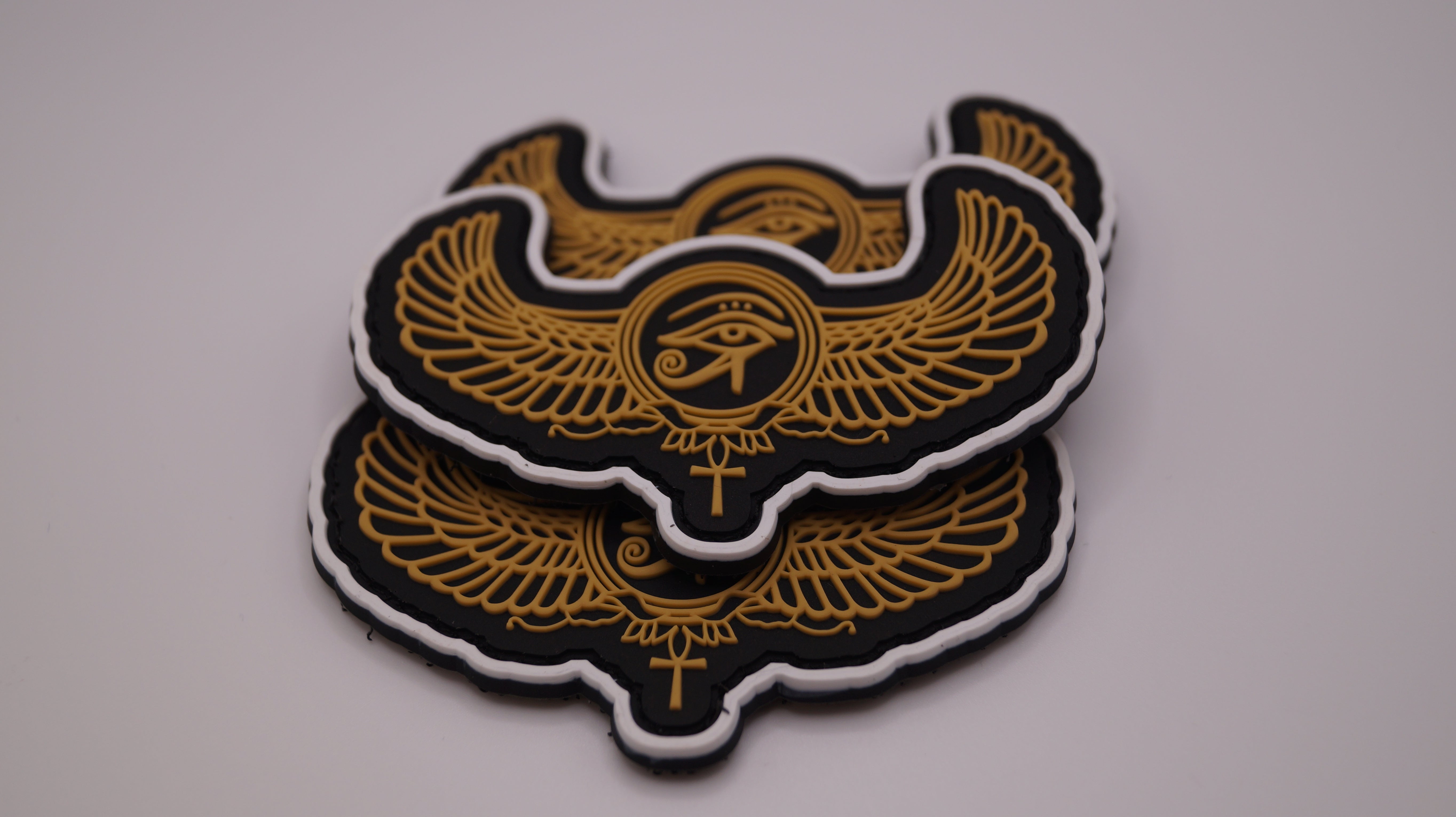 Horus Eye Patch gold, 3D Rubber Patch - Patch Snatched