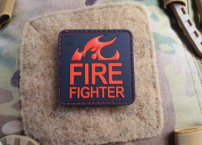 Firefighter Rubber Patch
