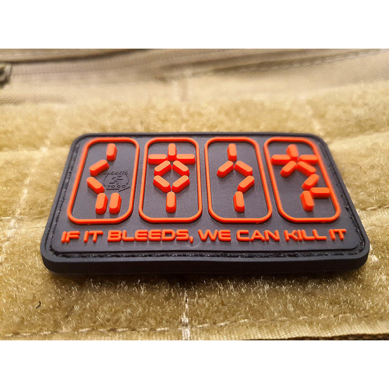 IF IT BLEEDS, WE CAN KILL IT Patch, 3D Rubber Patch