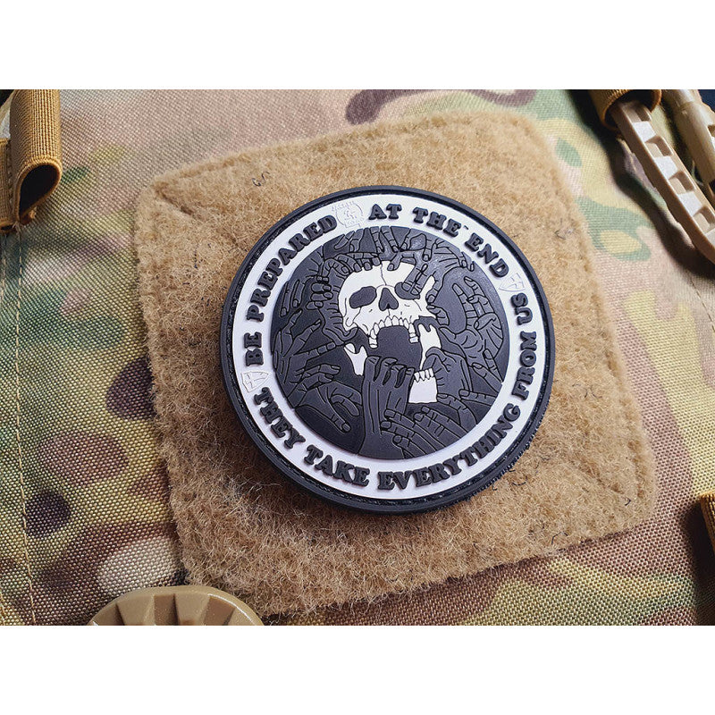 AT THE END Patch, special edition, 3D Rubber Patch