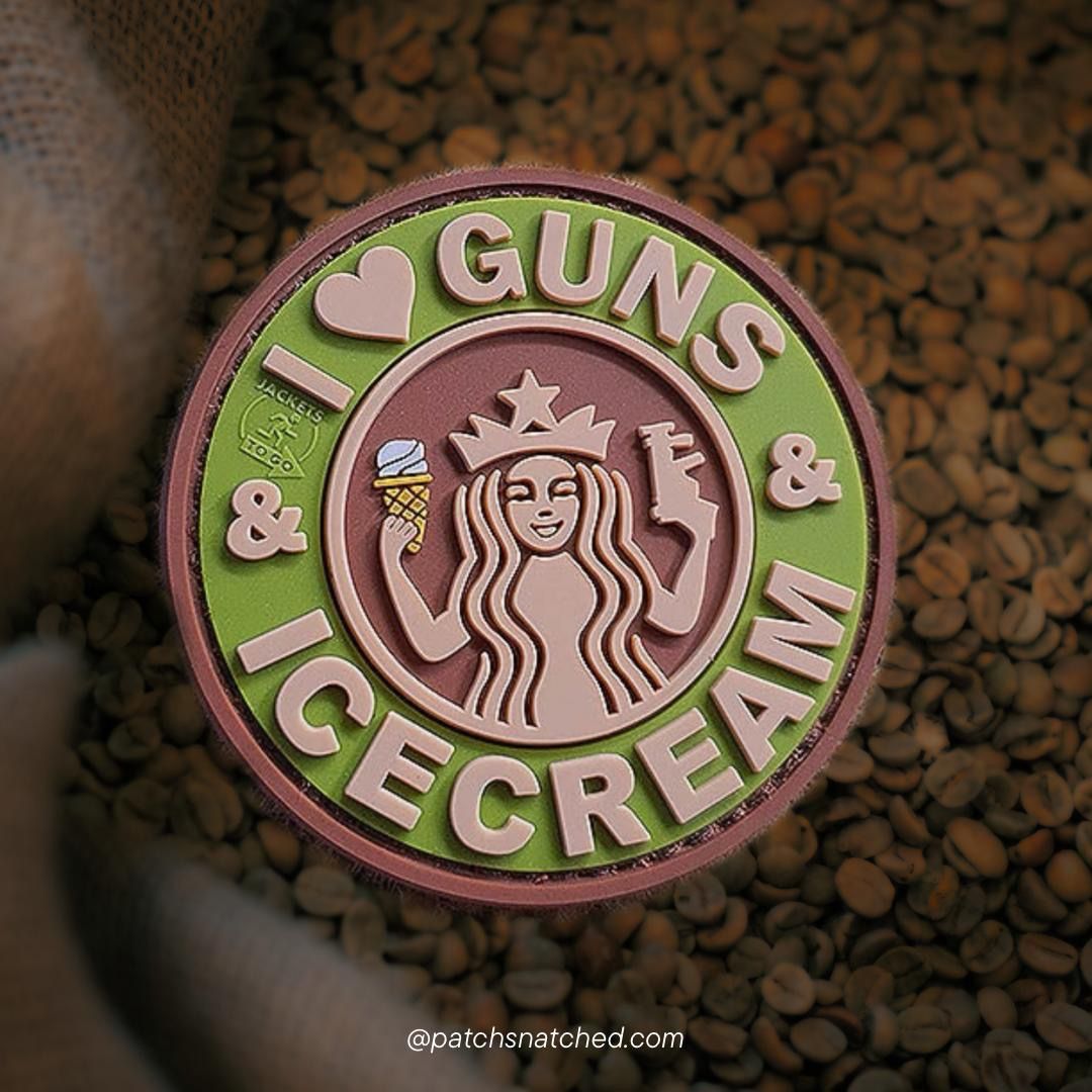 Guns and Icecream Patch, Multicam, 3D Rubber Patch - Patch Snatched