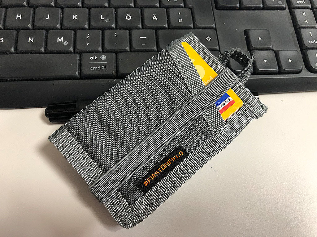 CC Patch Wallet, WolfGrey, SPAEHER First on Field. - Patch Snatched