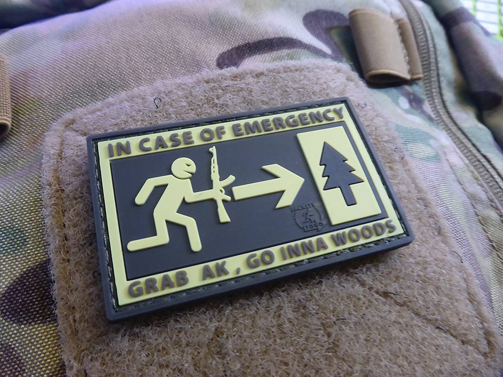 Emergency Patch, fullcolor / 3D Rubber patch